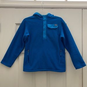Boys Patagonia hooded fleece pullover • L (12)